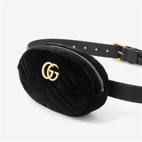 gucci belt bag cream|gucci belt bag black velvet.